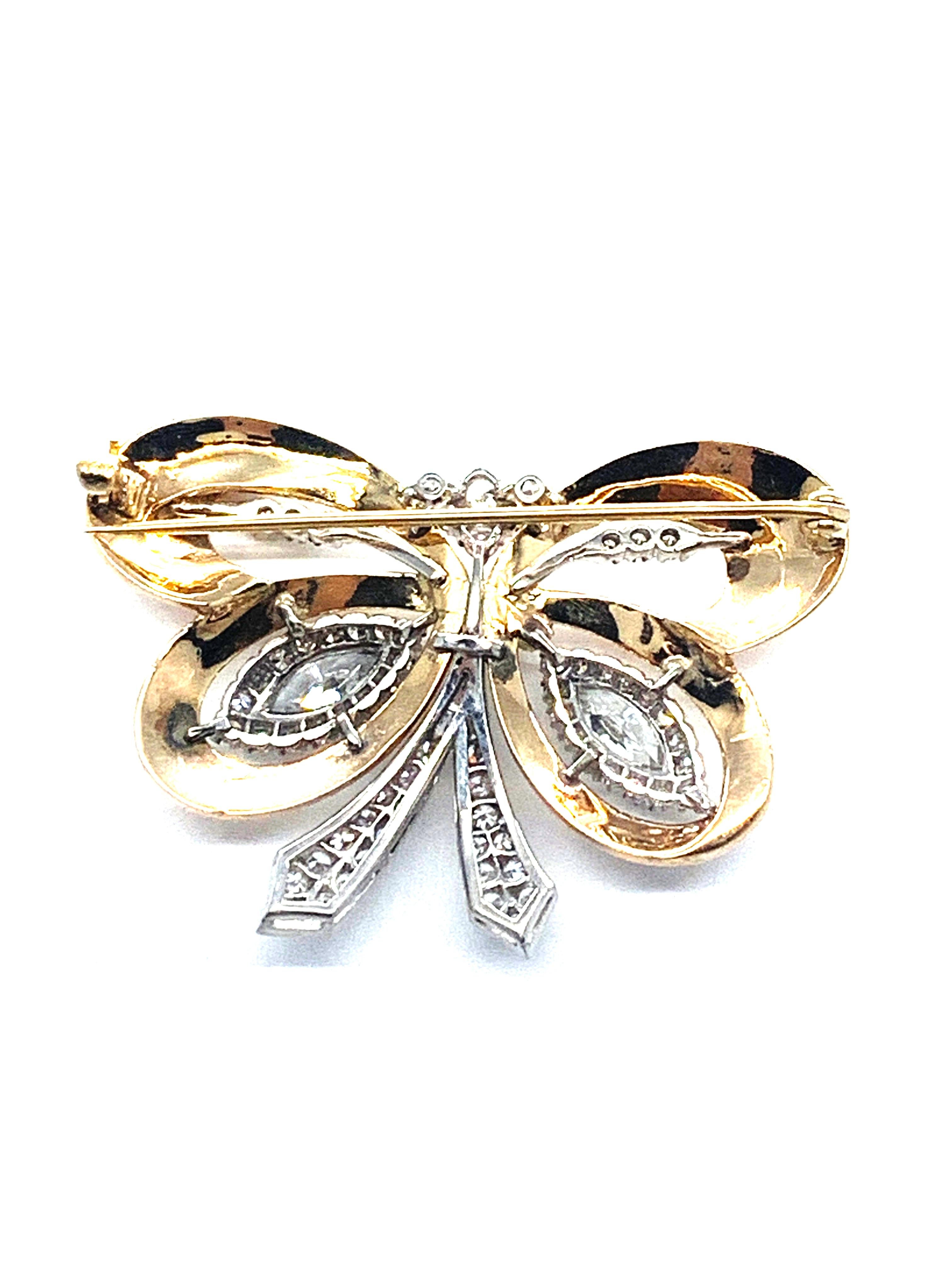 Butterfly Brooch In Good Condition In Overland Park, KS