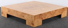 Butterfly Burled Coffee Table Designed by Milo Baughman for Thayer Coggin, 1970s