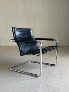 Pfalzberger 'Rondo' reclining Leather Lounge Chair, Swiss Made