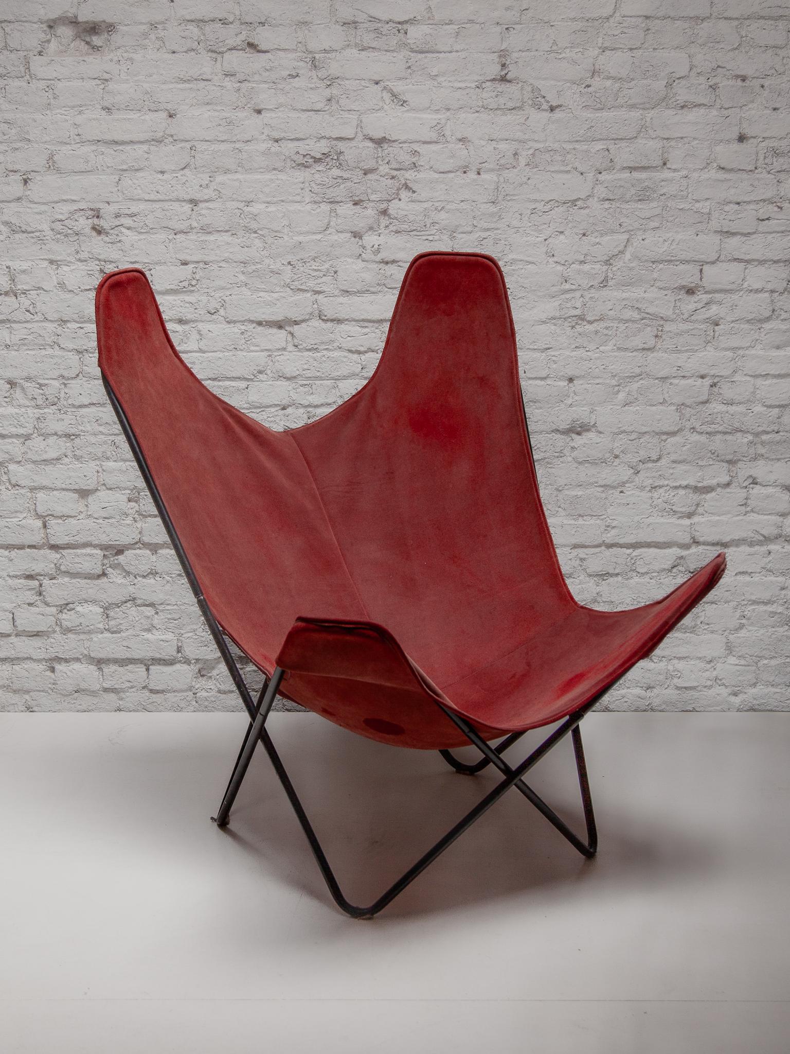 Stuhl „Schmetterling“ entworfen von Jorge Hardoy-Ferrari für Knoll, 1960er Jahre (Deutsch) im Angebot