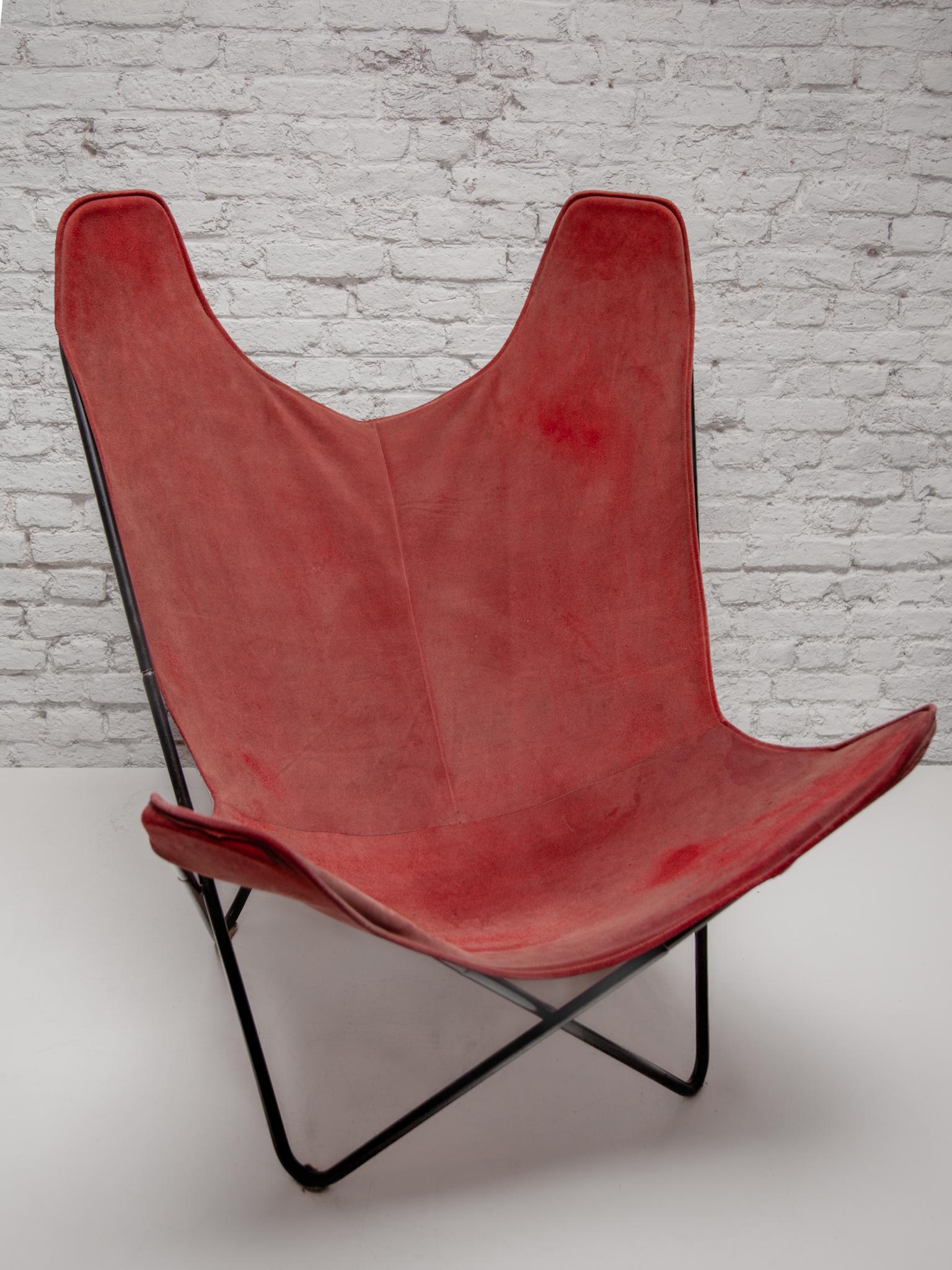 Stuhl „Schmetterling“ entworfen von Jorge Hardoy-Ferrari für Knoll, 1960er Jahre im Angebot 2