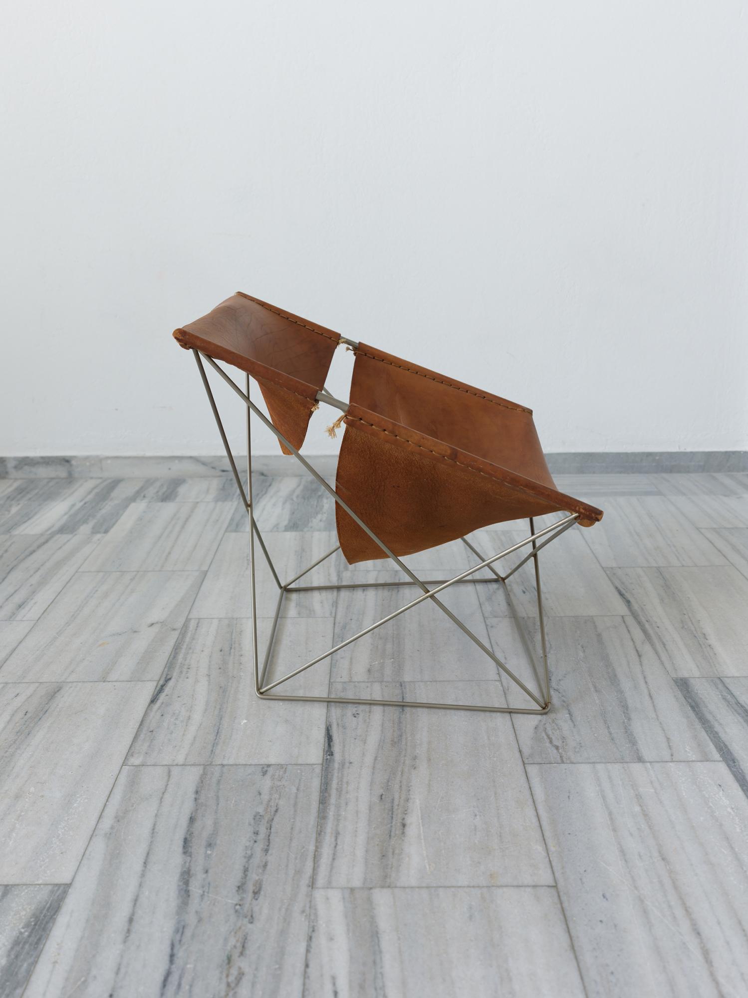 Butterfly chair F675 by Pierre Paulin for Artifort, Netherlands 1963 In Good Condition In Athens, Attiki