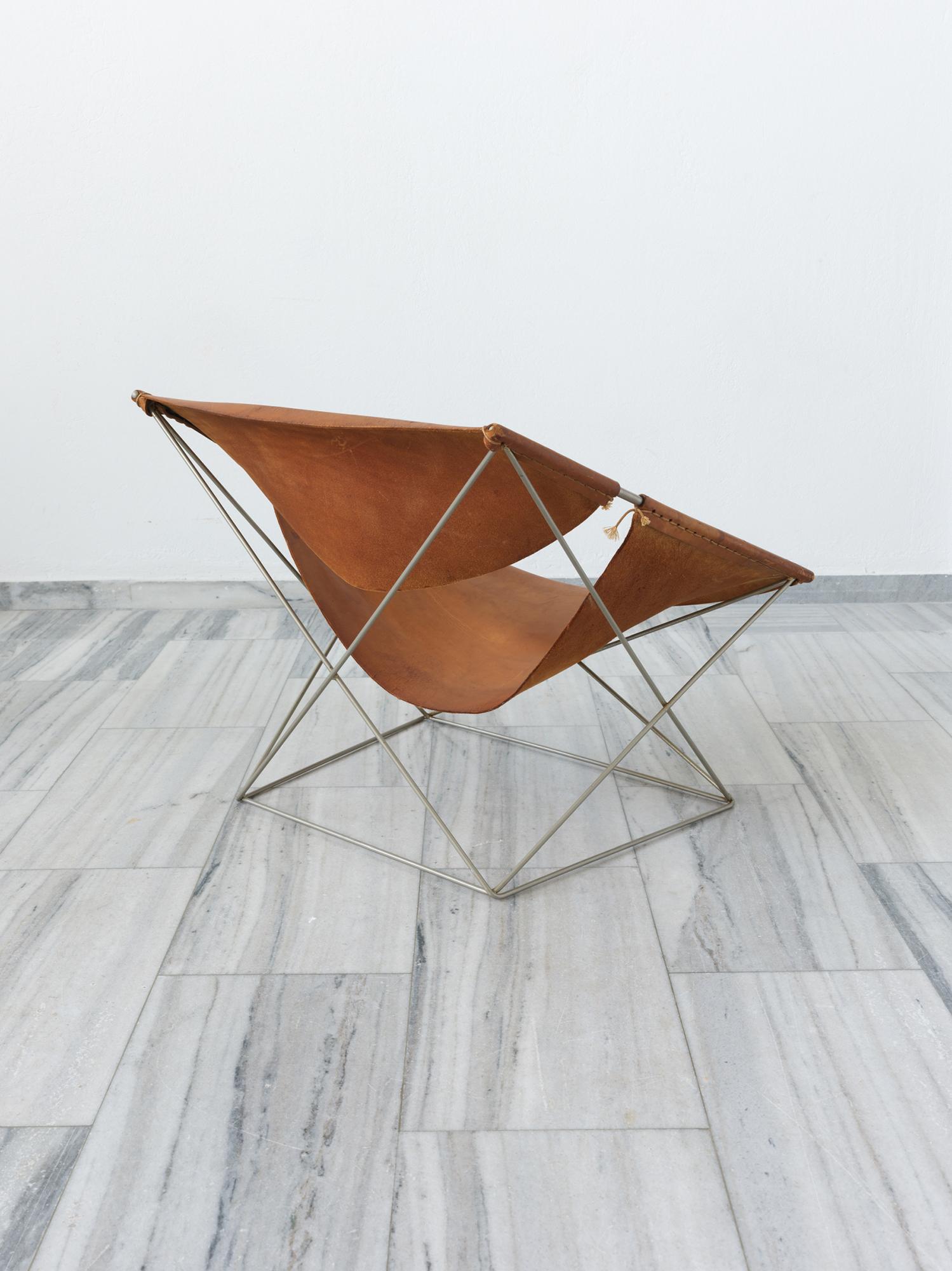 Mid-20th Century Butterfly chair F675 by Pierre Paulin for Artifort, Netherlands 1963