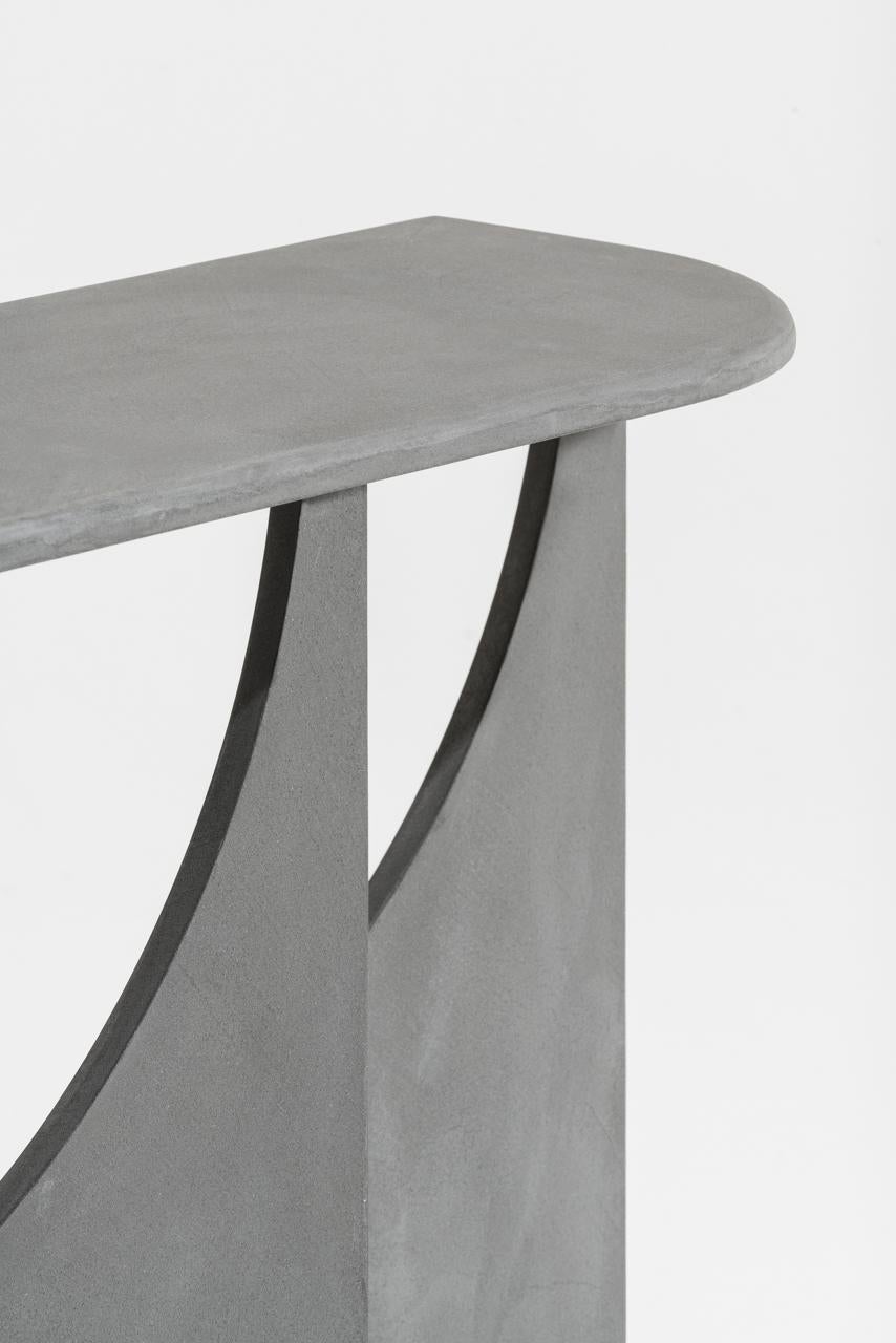 Post-Modern Butterfly Concrete Console by SEM For Sale