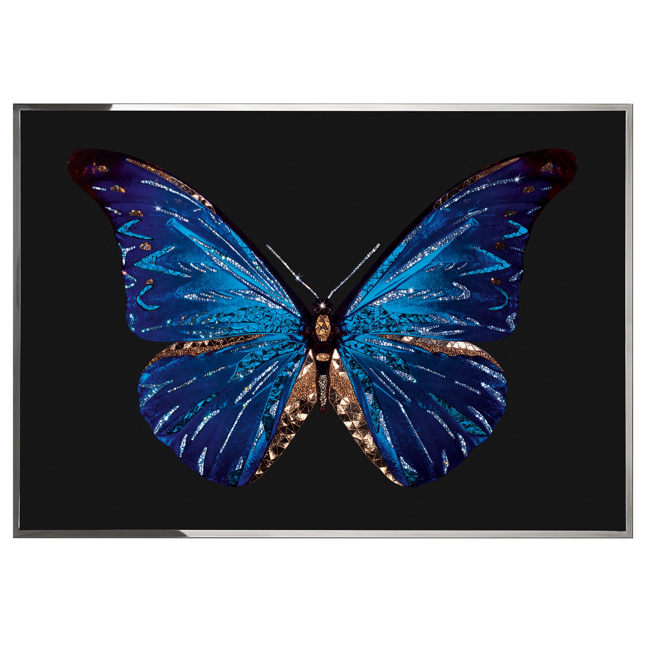 Butterfly Crystals Wall Decoration