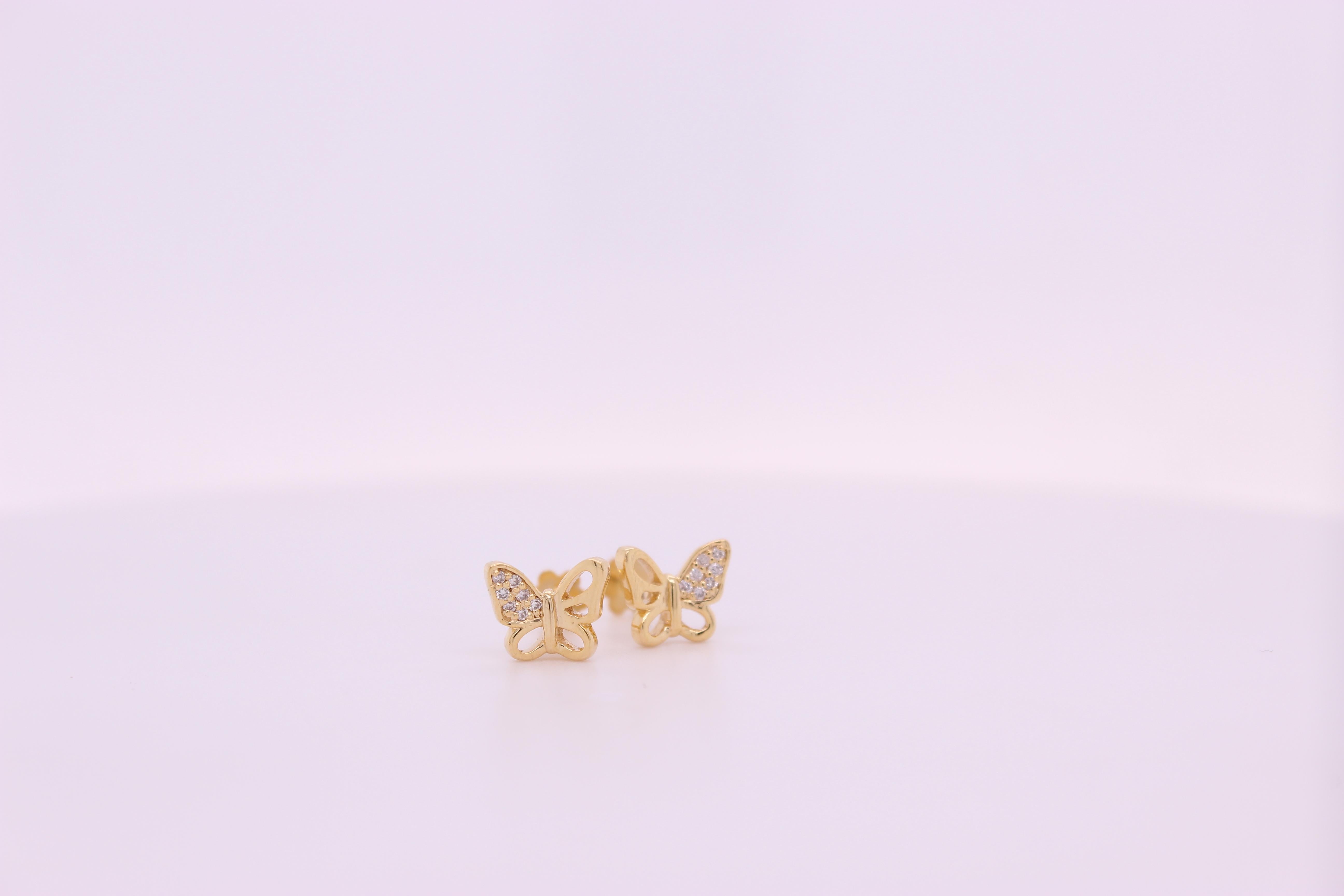 toddler diamond earrings
