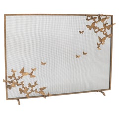 Pare-feu papillon, version plus claire en or vieilli
