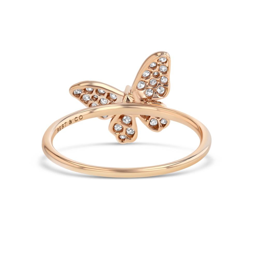 Butterfly Kiss Ring In New Condition For Sale In Aspen, CO