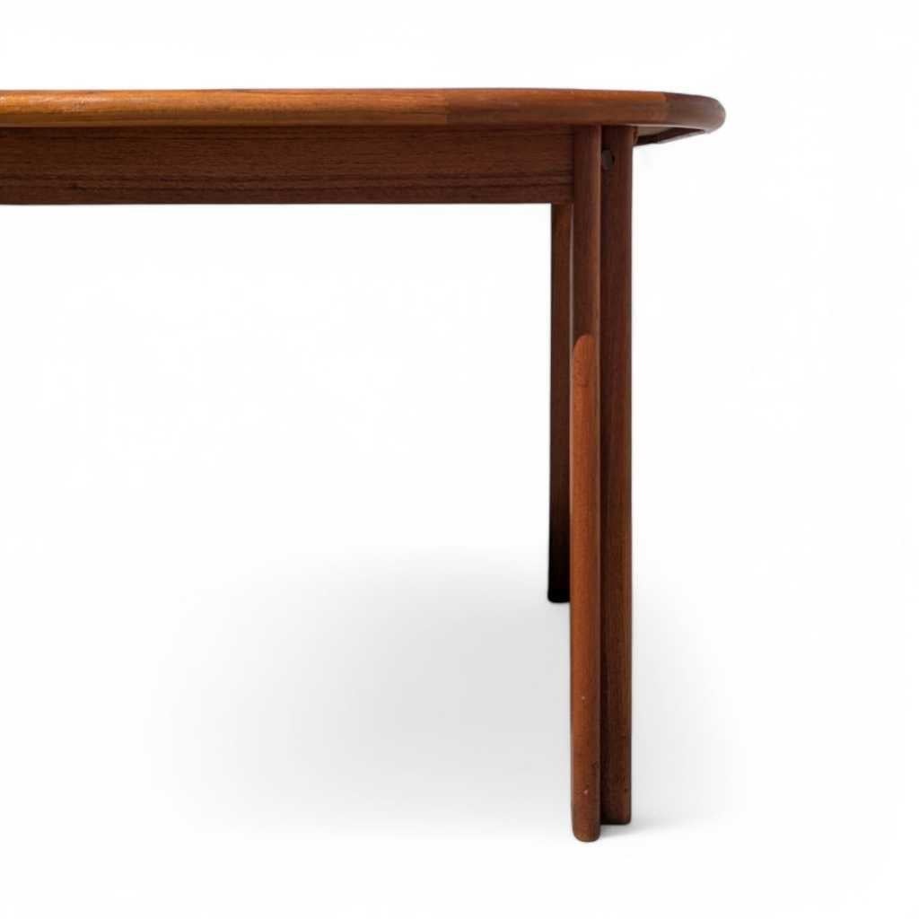 Table de salle à manger à feuilles de papillon, danoise, teck, finition chaude, Danemark, c.C. 1960 en vente 2