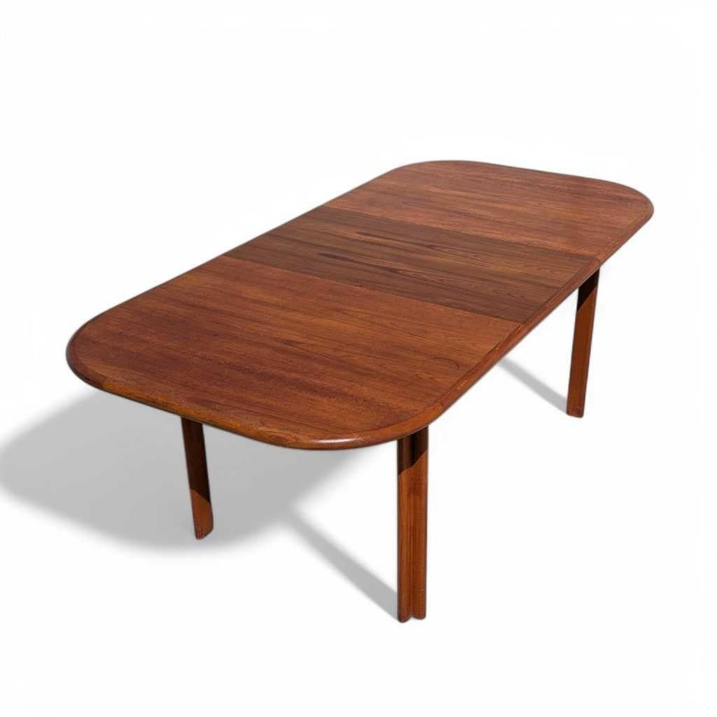 Table de salle à manger à feuilles de papillon, danoise, teck, finition chaude, Danemark, c.C. 1960 en vente 10
