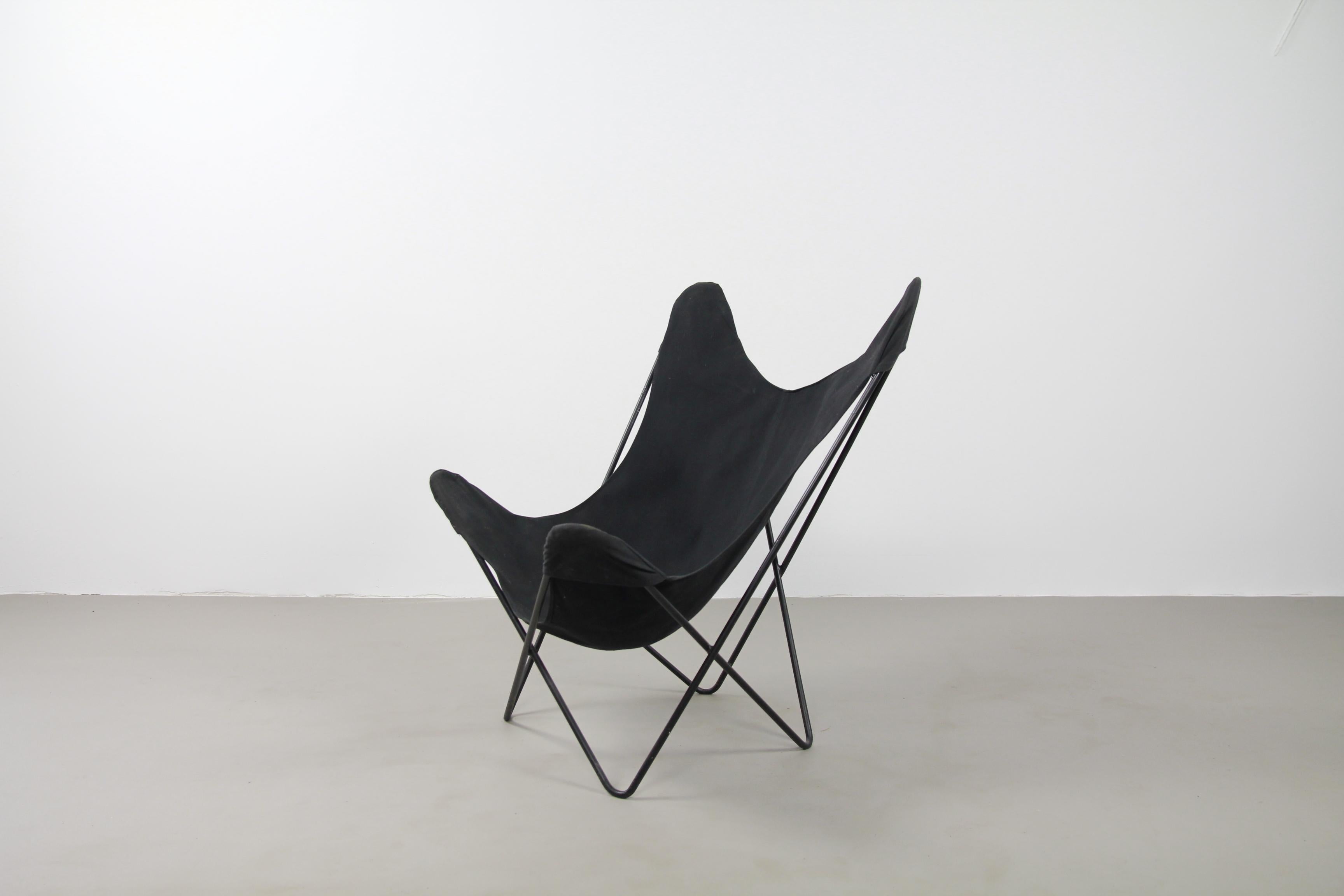 Butterfly Lounge Chair by Jorge Ferrari Hardoy for Knoll In Good Condition In Amsterdam, Noord Holland