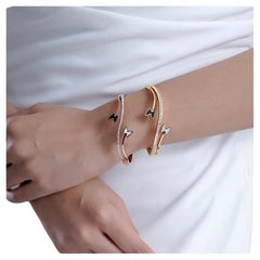 Butterfly Moissanite woman's bracelets 925 Silver woman's lbracelets