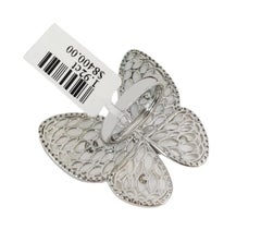 Bague papillon MOP avec diamants