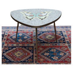 Vintage Butterfly Mosaic Coffee Table Italy 1960s