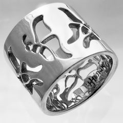 Butterfly Ring 14k White Gold