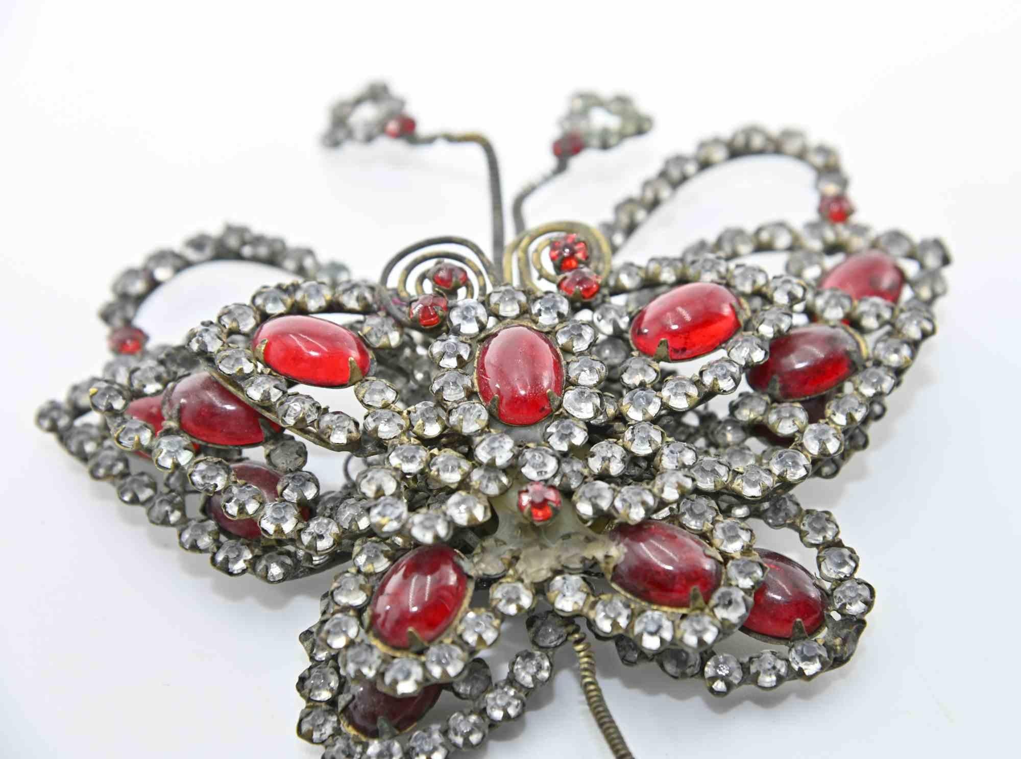 Italian Butterfly Shaped Brooch, Italy 1930s For Sale