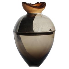 Vase empilable Butterfly Smoke & White de Pia Wüstenberg