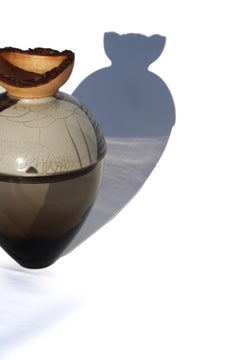 Butterfly Stacking Turquoise & Black Vessel by Pia Wüstenberg