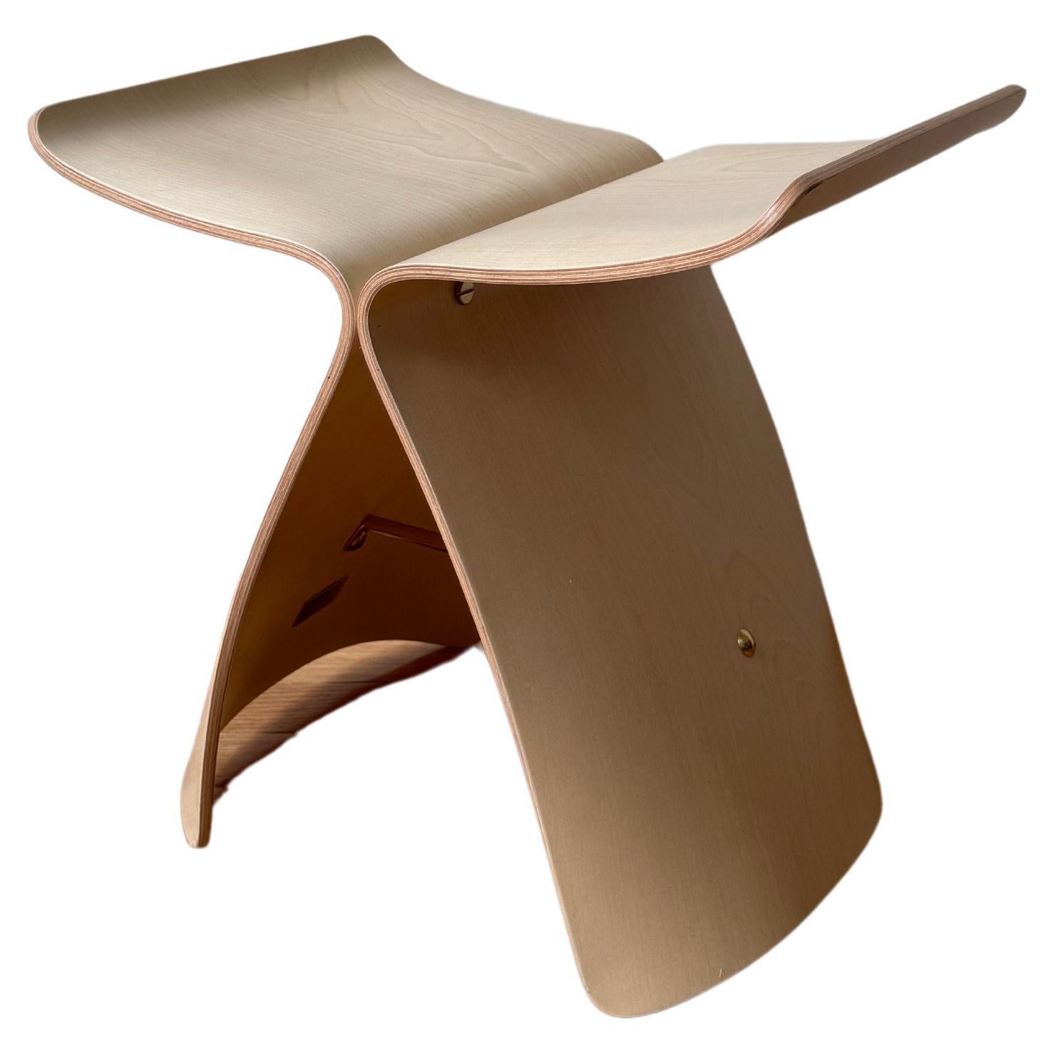 Butterfly stool by Sori Yanagi For Sale