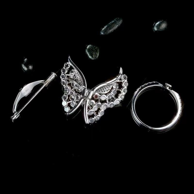 Taglio briolette Trio di farfalle - Indossare: diamante giallo a forma di goccia da 1ct Mastery in vendita