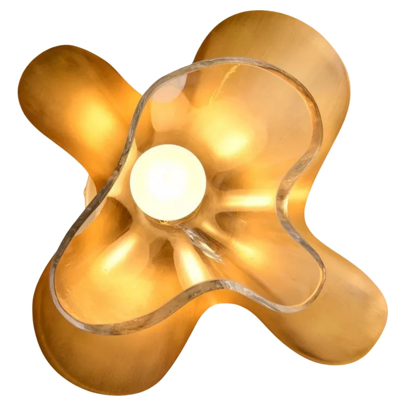 Butterfly Wall Sconce – Hand-Textured Brass Glass Decorative Art Deco Wall Light