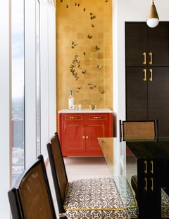 Butterfly Wall Art, Vertical Flight Left, Warm Black