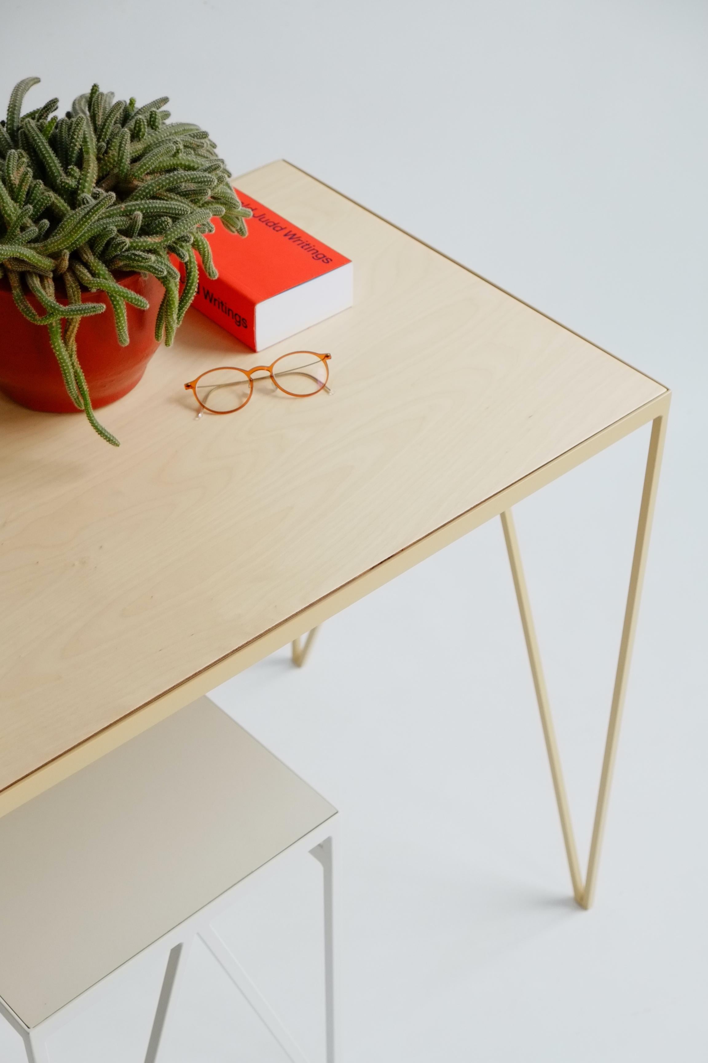 birch plywood desk