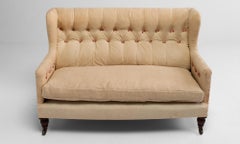 Button back Wing Sofa England, 19th Century