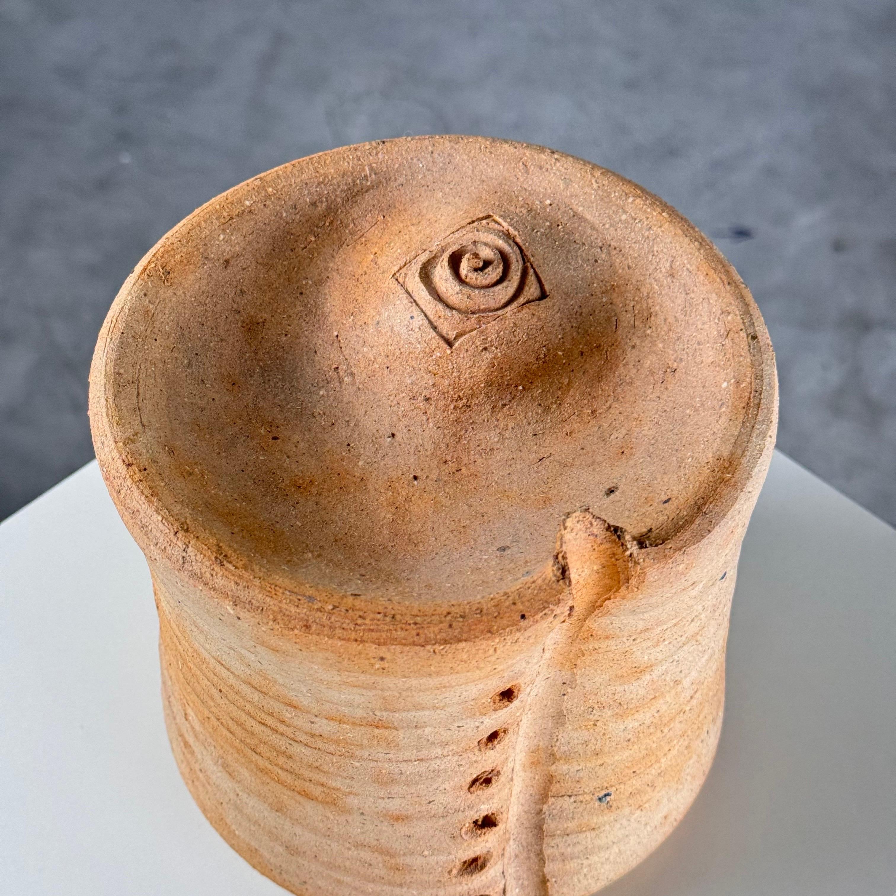Vaso per bottoni Oggetto decorativo in ceramica di Giancarlo Scapin, Italia, anni '70 in vendita 5