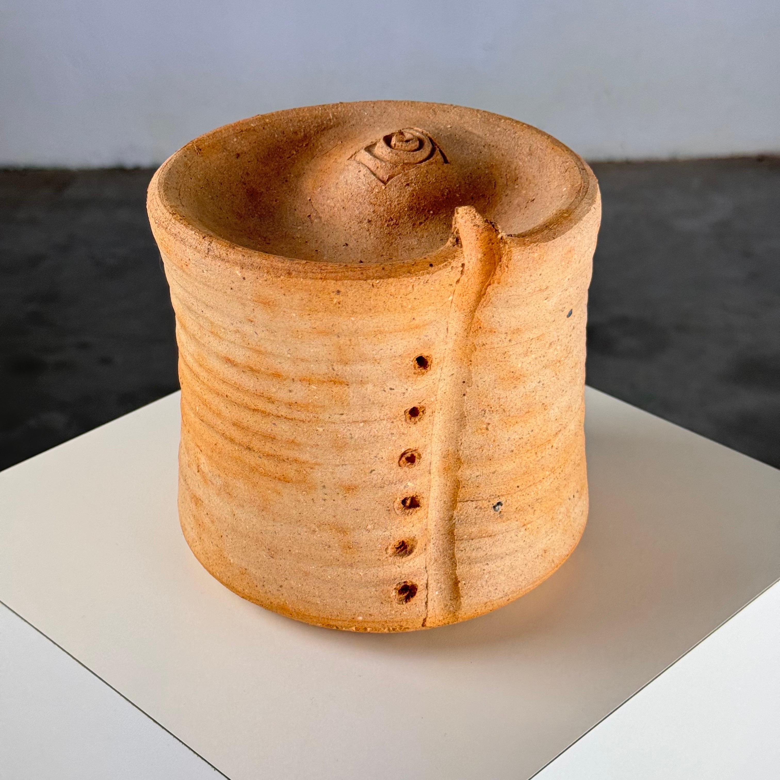 Vaso per bottoni Oggetto decorativo in ceramica di Giancarlo Scapin, Italia, anni '70 in vendita 6