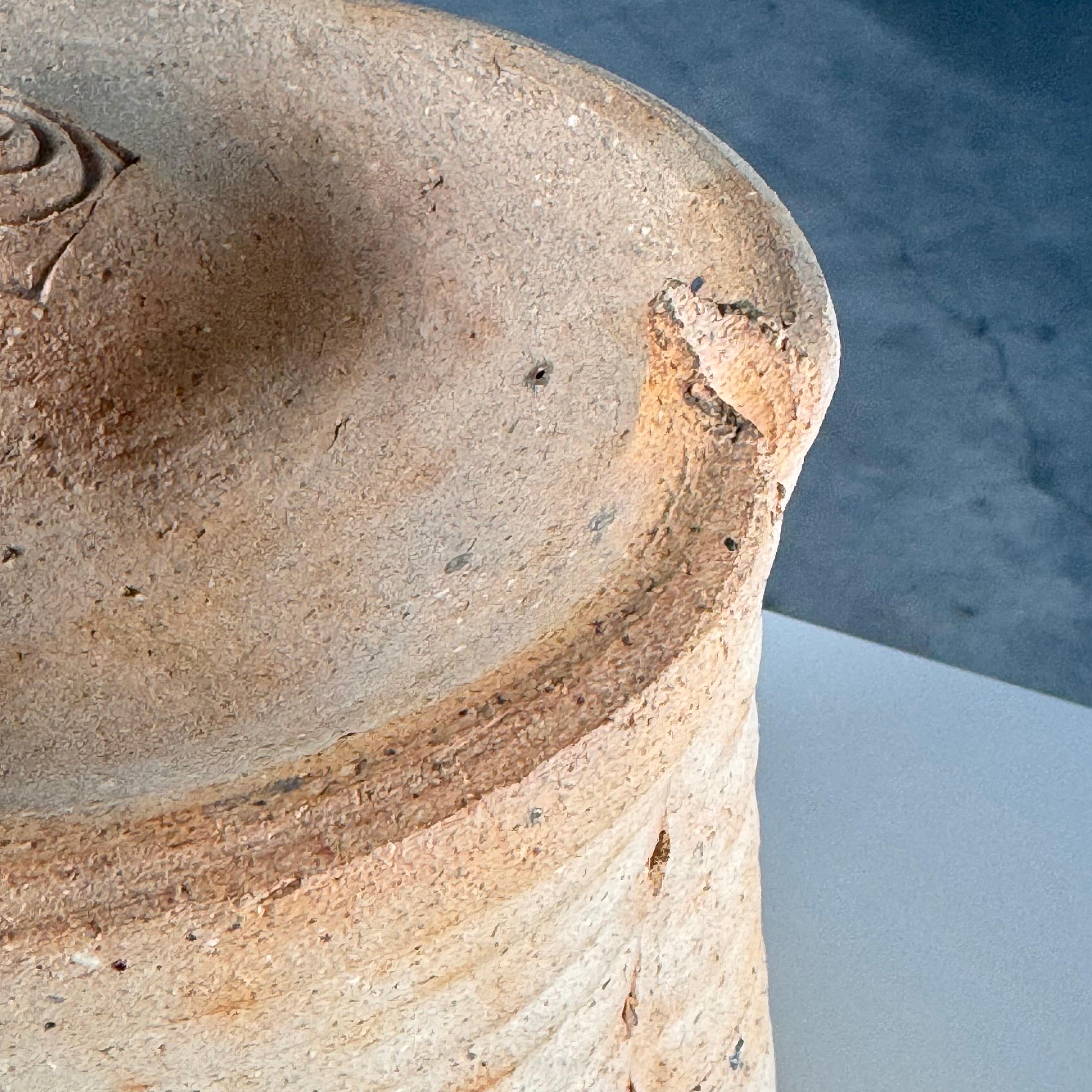 Ceramica Vaso per bottoni Oggetto decorativo in ceramica di Giancarlo Scapin, Italia, anni '70 in vendita
