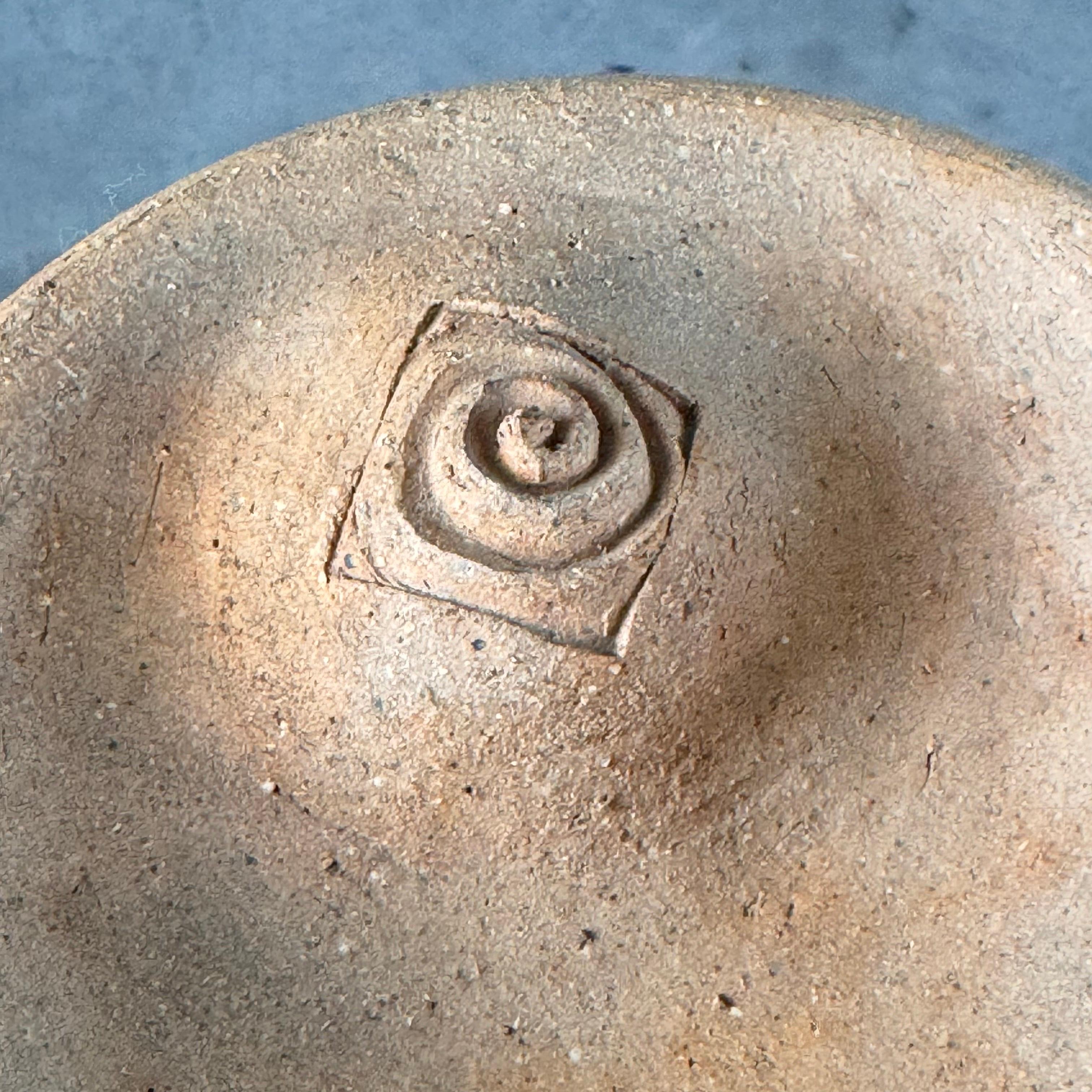 Vaso per bottoni Oggetto decorativo in ceramica di Giancarlo Scapin, Italia, anni '70 in vendita 1