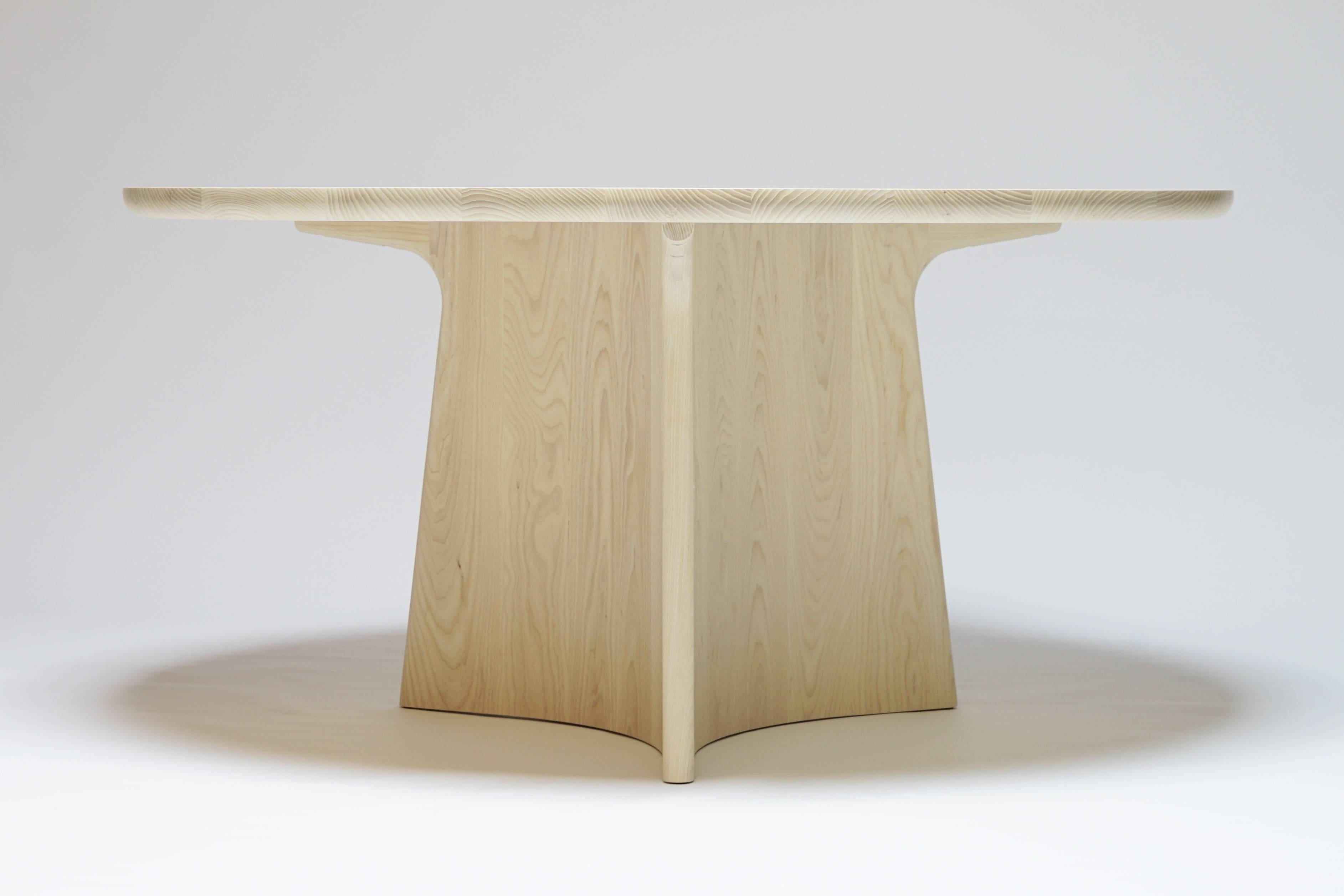 ash round dining table