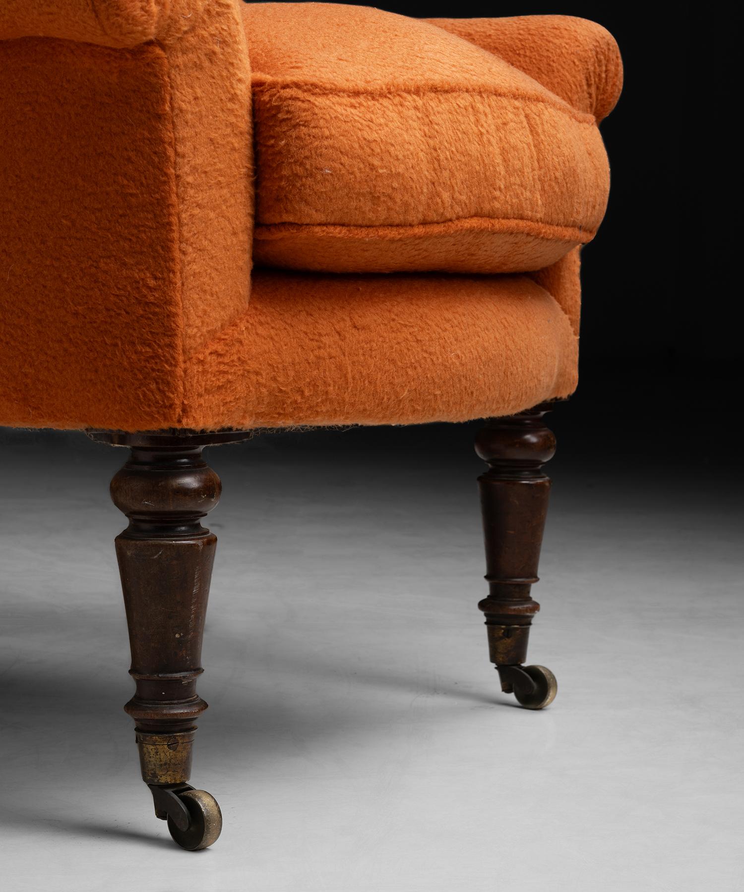 Early 19th Century Buttonback Armchair, England circa 1820 For Sale