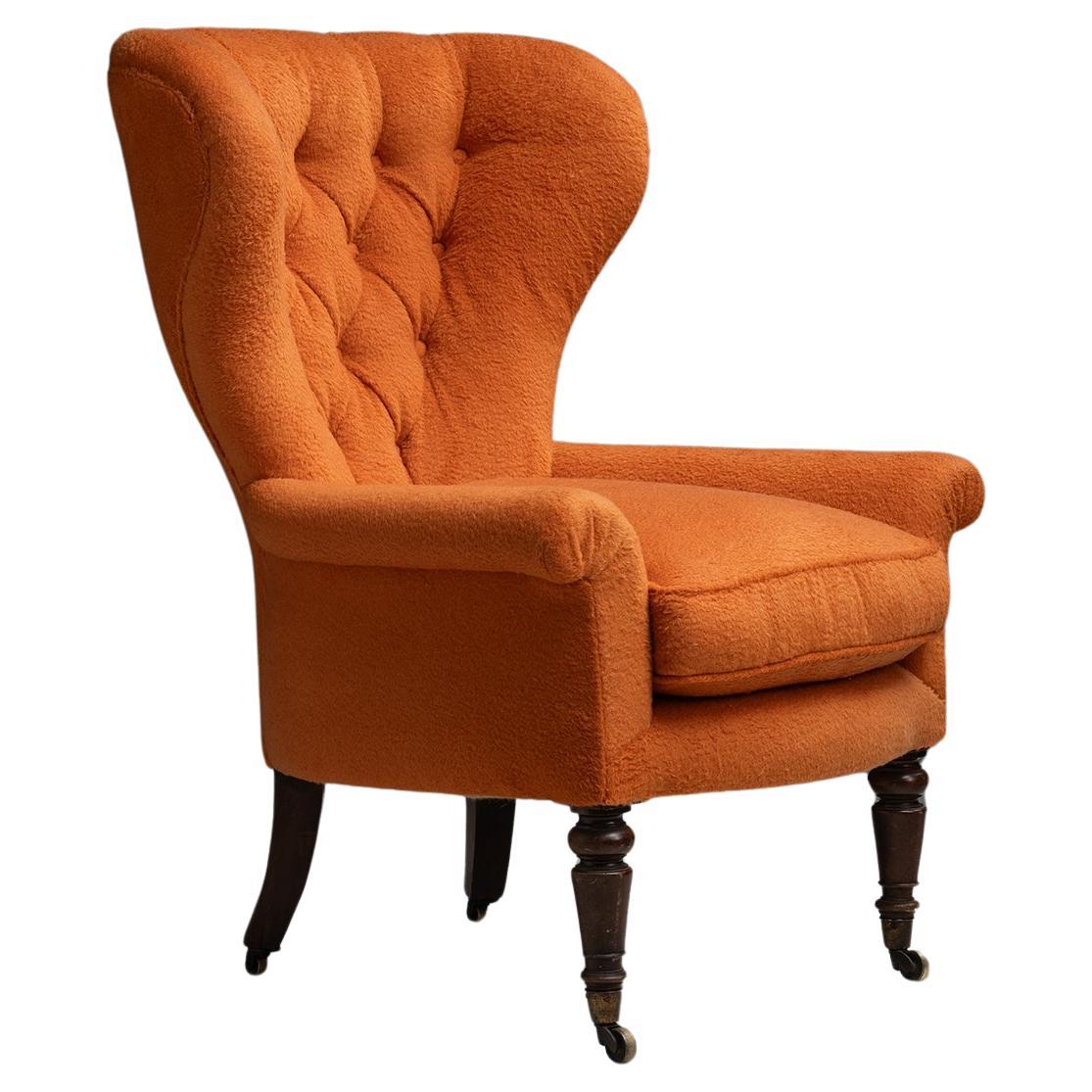 Buttonback Armchair, England circa 1820 For Sale