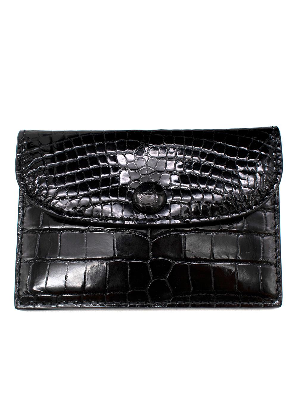 Buwood Bumi 14cm Black Alligator Tote - OS For Sale at 1stDibs