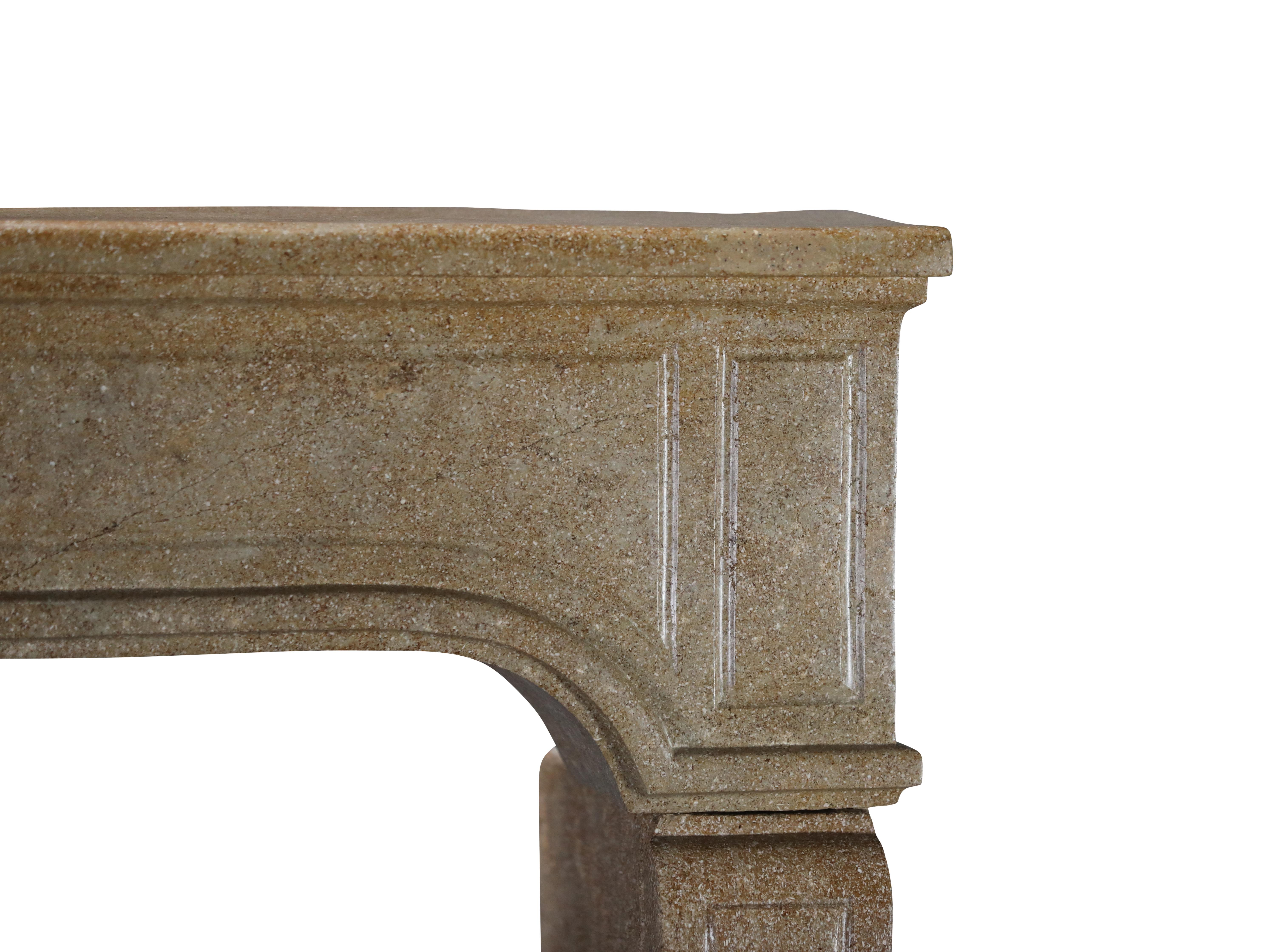 Rodete de chimenea de piedra extragrande del siglo XVIII en venta 3