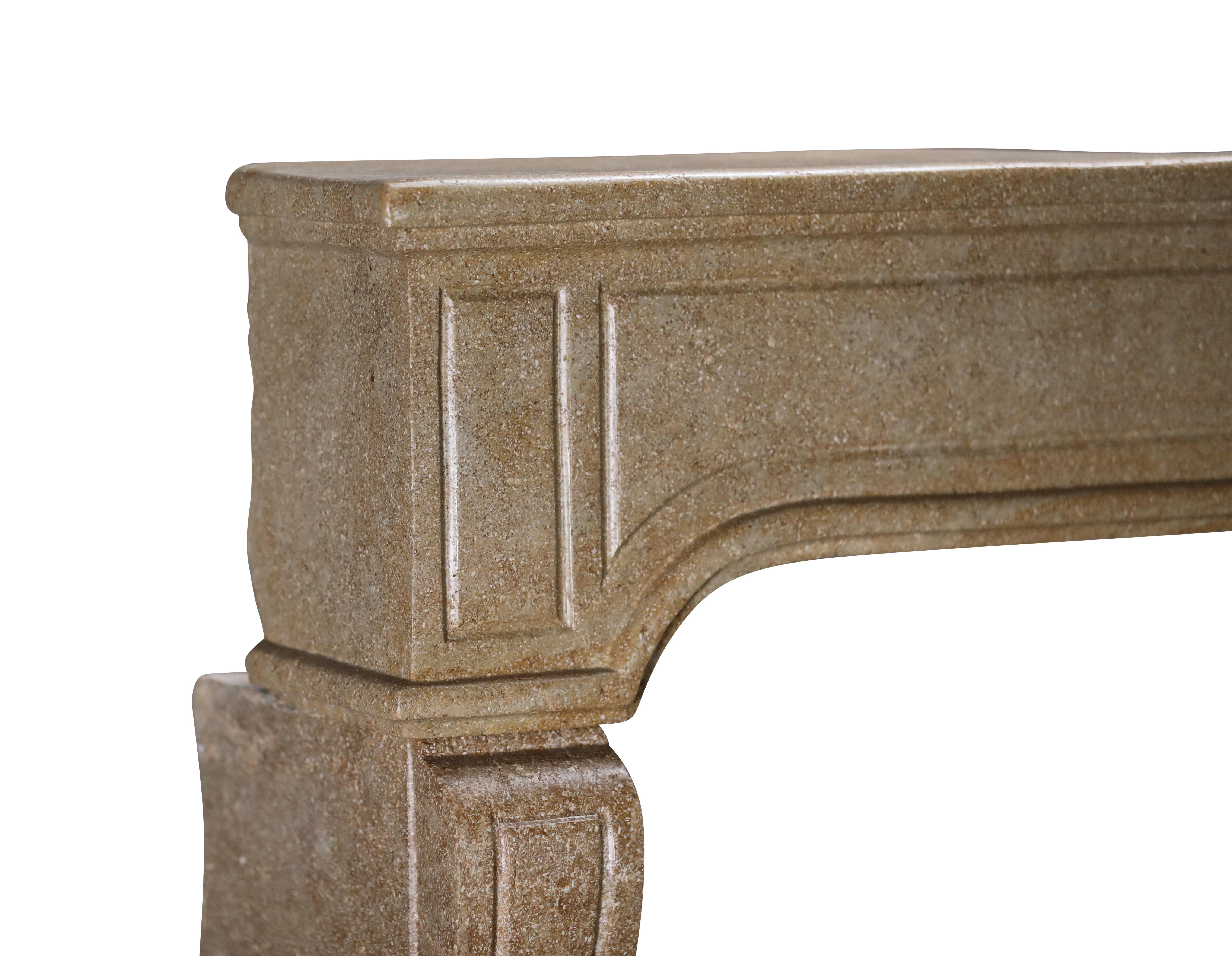 Rodete de chimenea de piedra extragrande del siglo XVIII en venta 11