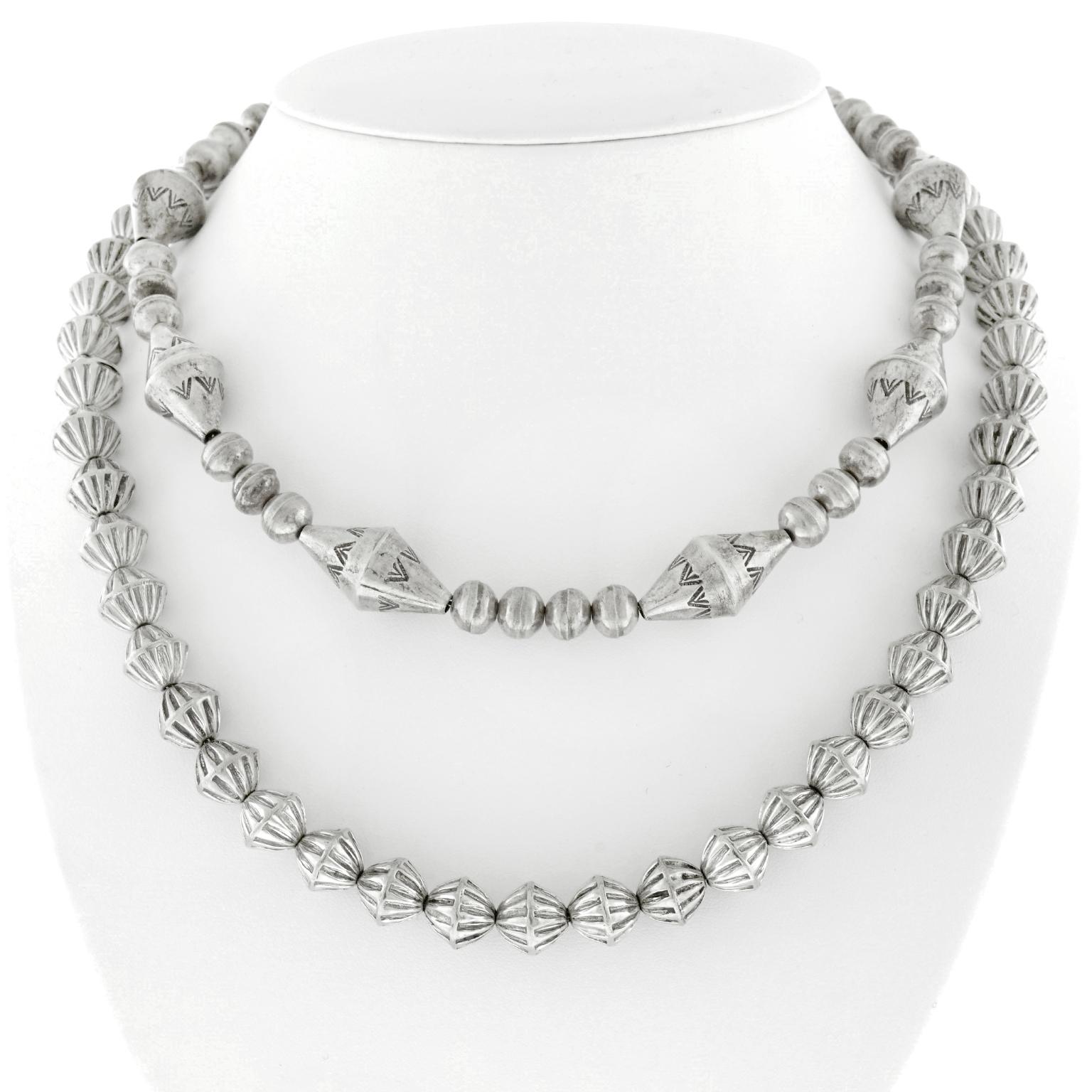 Buy-the-look Navajo Sterling Necklaces In Excellent Condition In Litchfield, CT