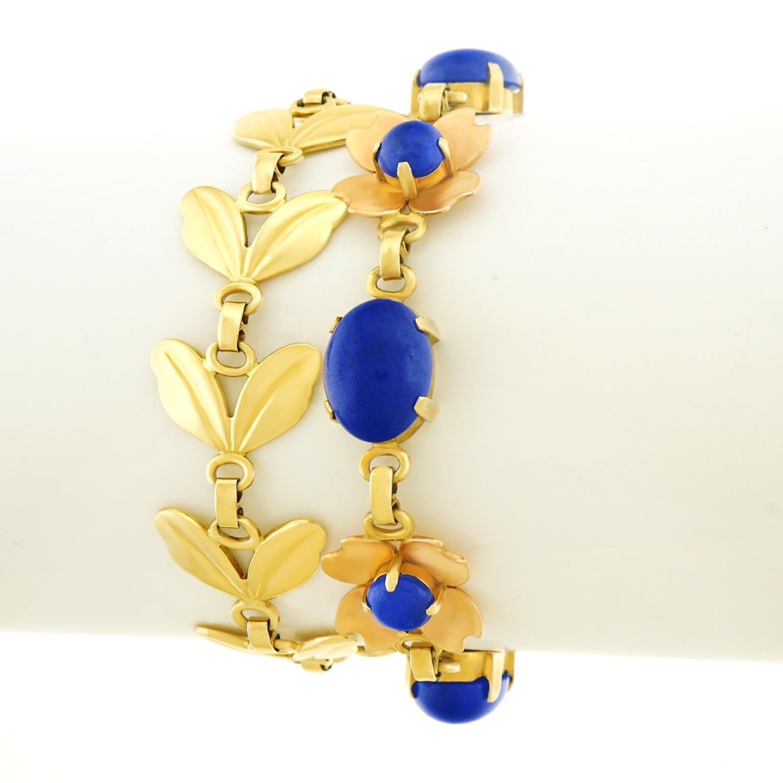 Retro Buy the Look Pair of 1950s Tiffany & Co. Gold Bracelets