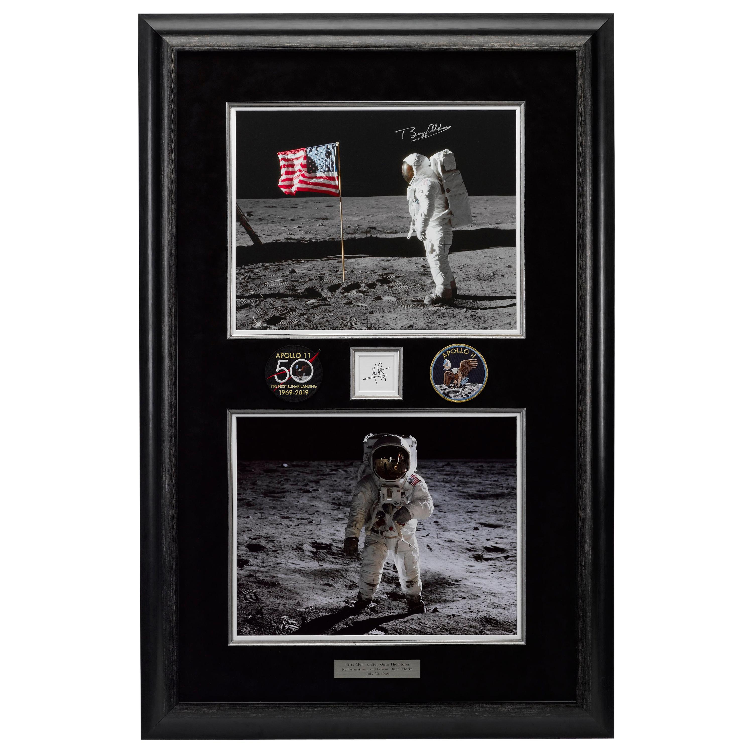 Buzz Aldrin and Neil Armstrong Signatures, Apollo 11