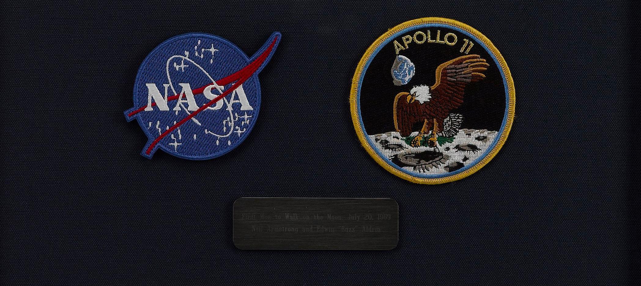 20th Century Buzz Aldrin and Neil Armstrong Signature Collage For Sale