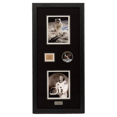 Vintage Buzz Aldrin and Neil Armstrong Signature Collage