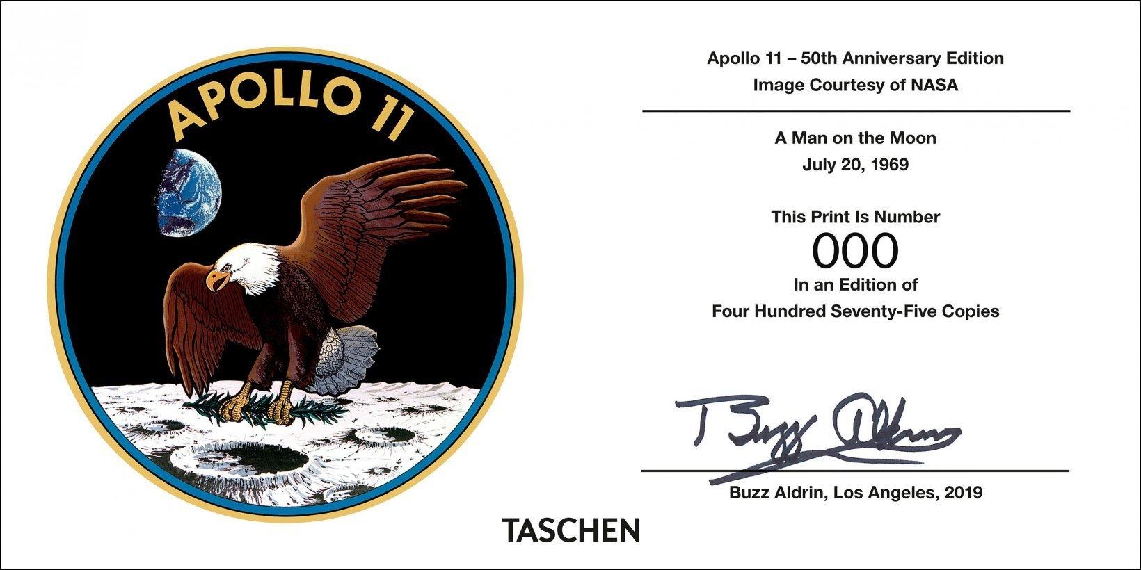 Buzz Aldrin. Apollo 11. ‘A Man on the Moon’ Dye Sublimation Print on Aluminium  For Sale 2