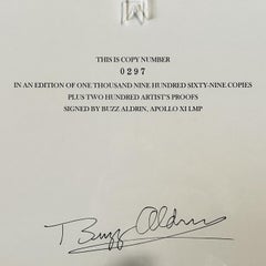 Buzz Aldrin Signed Photograph 2009 -