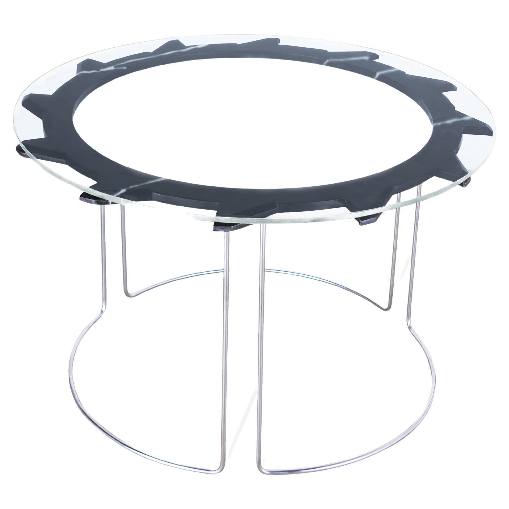 Buzzsaw Dining Table – Black For Sale