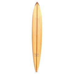 Buzzy Trent model 1963 Pipeliner Balsawood Big Wave Surfboard by Dick Brewer