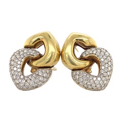Vintage Bvcciari Diamond Earrings