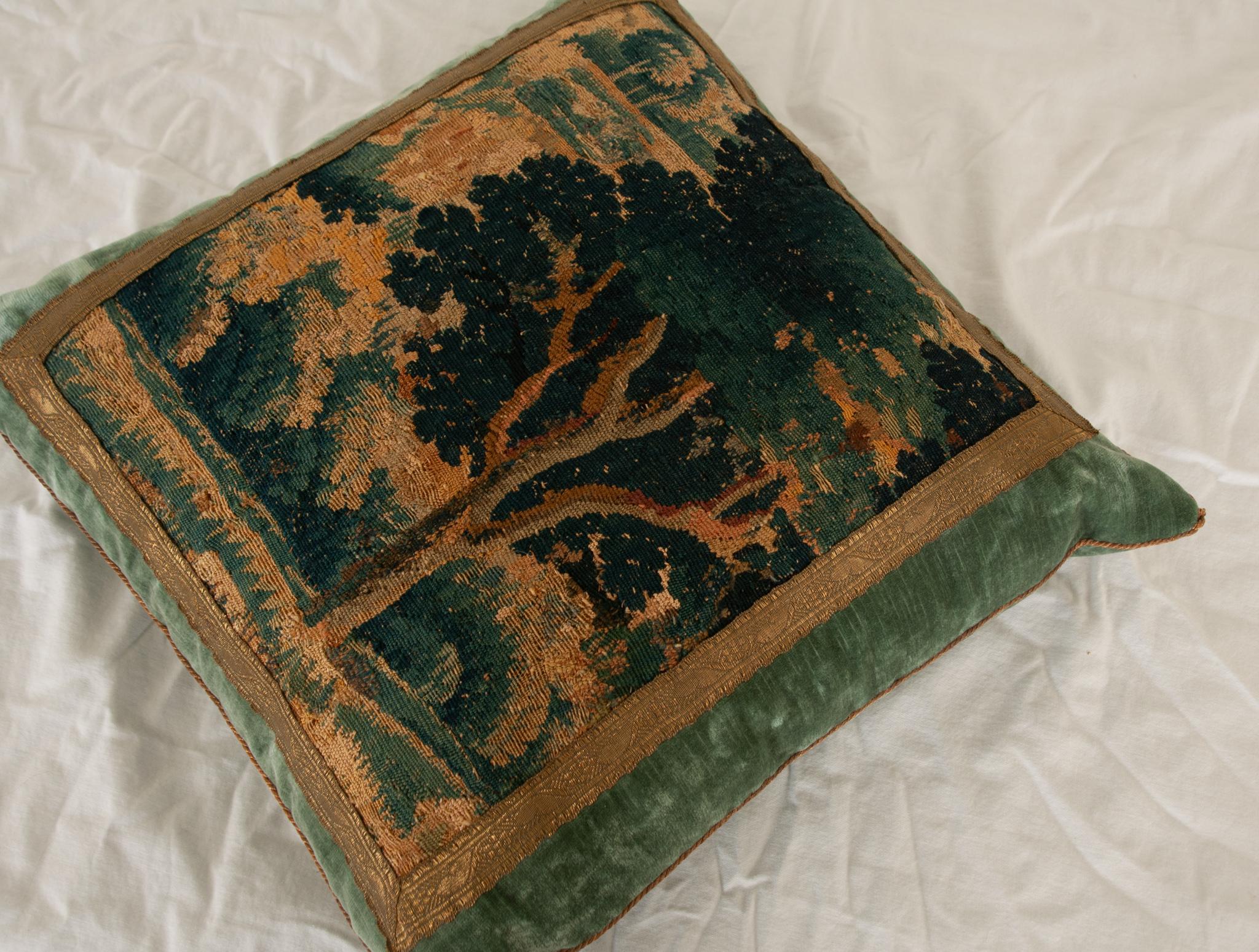 Turkish B.Viz Antique Tapestry Pillow