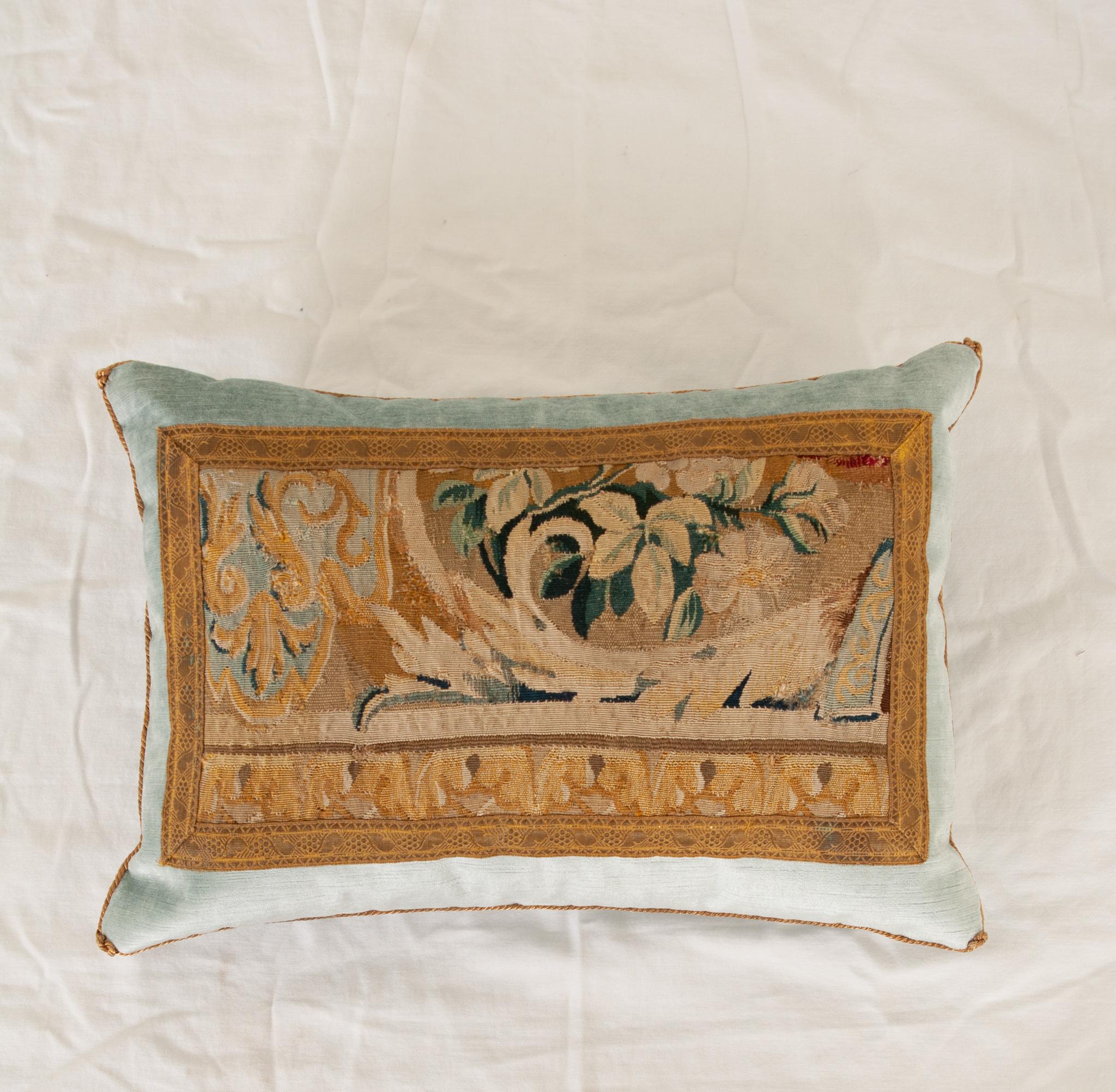 Hand-Crafted B.Viz Antique Tapestry Pillow